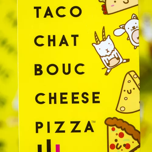 Test] Taco Chat Bouc Cheese Pizza, un jeu de société délirant à emmener  partout avec vous